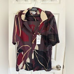 New zara button up